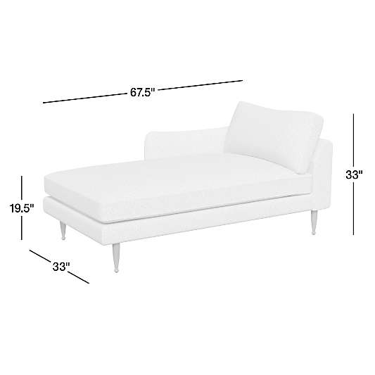 Cosgrove Left-Arm Chaise Lounge Sectional Piece
