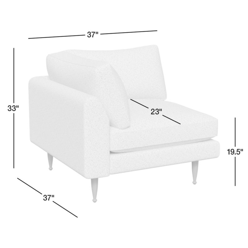 View Cosgrove Corner Chair Sectional Piece - image 3 of 3