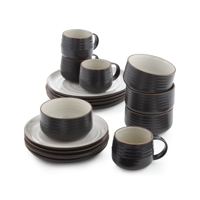 18th Street 16-Piece Dinnerware Set with Cereal Bowl