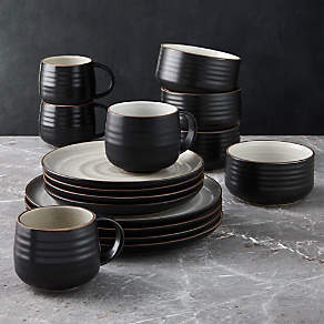 18th Street 16-Piece Dinnerware Set with Low Bowl