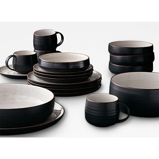 18th Street 16-Piece Dinnerware Set with Low Bowl