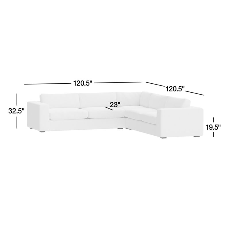 Oceanside 3-Piece L-Shaped Sectional Sofa