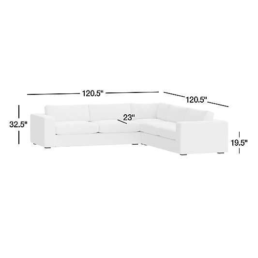 Oceanside 3-Piece L-Shaped Sectional Sofa