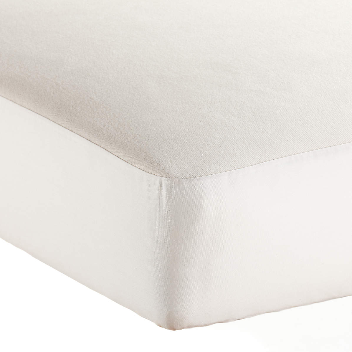 Crib Mattress Pad. Greenbuds Organic Cotton/Wool Quilted Crib Mattress  Topper, Mattress Protector with Elastic Straps 
