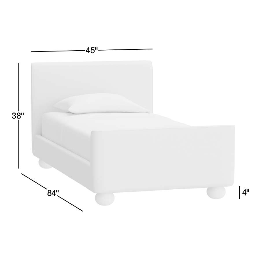 View Emery Upholstered Kids Twin Bed - image 4 of 6