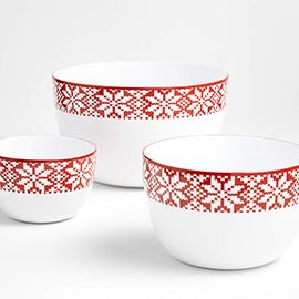 Fair Isle Mixing Bowls, Set of 3