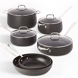 All-Clad® HA1 Hard-Anodized Non-Stick 10-Piece Set