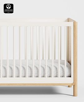 Redondo Two-Tone Baby Crib