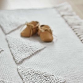 Ludic Handwoven Ivory Rug