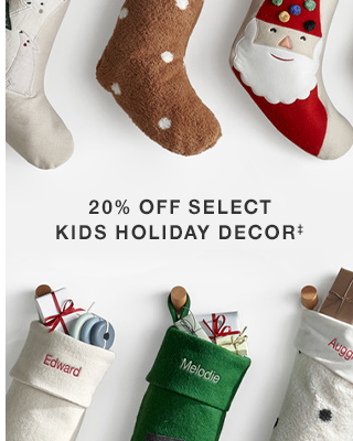 20% off select kids holiday decor