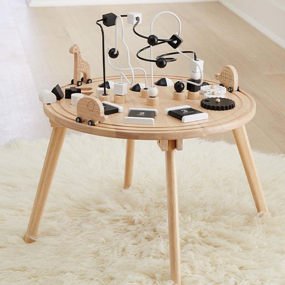 BABY WOODEN ACTIVITY TABLE