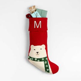 Felt Polar Bear Stocking