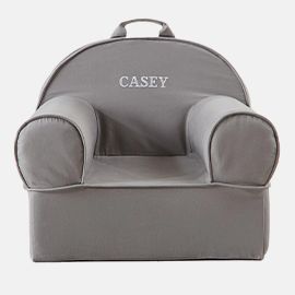 Grey Kids Large Lounge Nod Chair