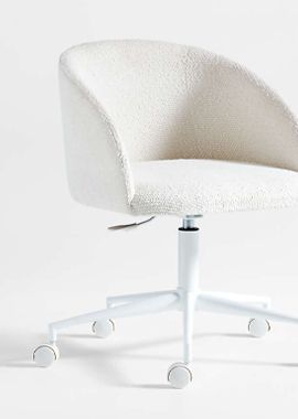 Finch Boucle Desk Chair