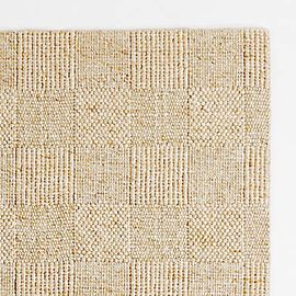 Chunky Squares Beige Rug