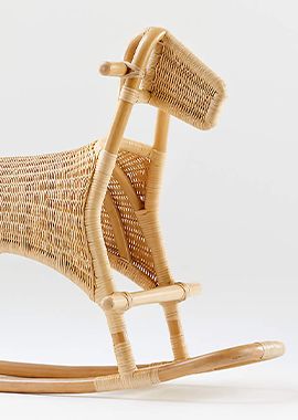 Rattan Rocking Horse