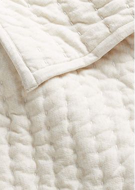 Natural Organic Heathered Jersey Crib Quilt