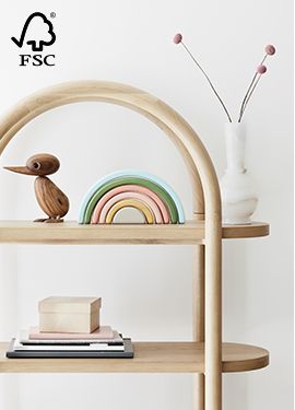Dolly Natural Tall Bookcase