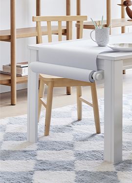 Adjustable White Wood Large Kids Table