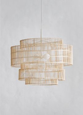 Birdcage Rattan Ceiling Light