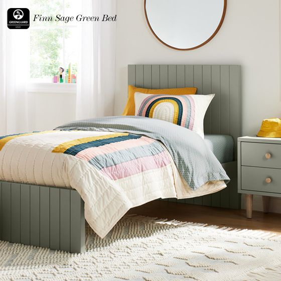 Finn Sage Green Bed