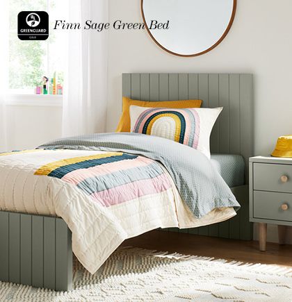 Finn Sage Green Bed