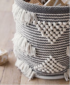 Dottie Macrame Storage Bin