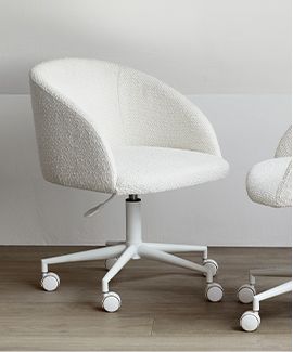 Finch Boucle Desk Chair