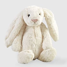 Jellycat® White Bunny Kids Stuffed Animal