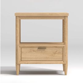 Bodie Wood Kids Nightstand with Drawer