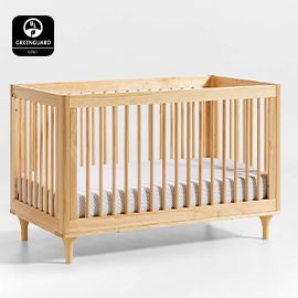 Babyletto Lolly Natural Wood 3-in-1 Convertible Baby Crib