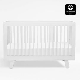 Babyletto Hudson White Wood 3-in-1 Convertible Baby Crib