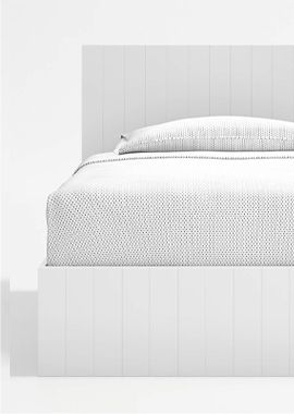 Finn White Wood Kids Twin Bed