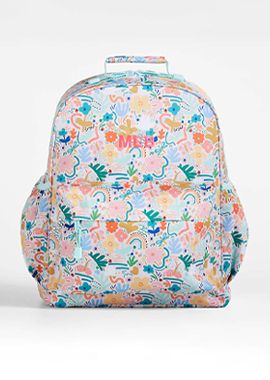 Flower Garden Large Kids Backpack