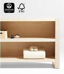 Gemini Light Ash Wood Bookcase