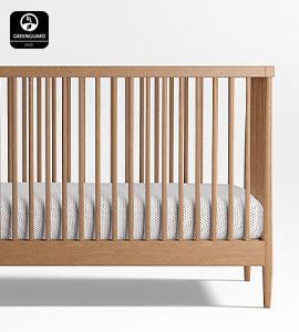 Hampshire Natural Brown Wood Crib