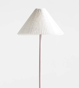 Flo Scalloped Violet Floor Lamp