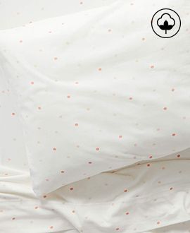 Comfy Tee Polka Dot Organic Cotton Jersey Sheet Set