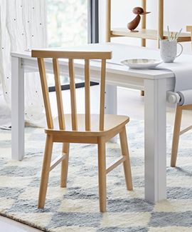 Adjustable White Wood Table