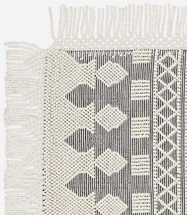 Pompom 4x6' Neutral Rug