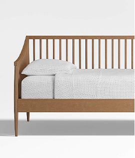 Hampshire Natural Brown Wood Spindle Daybed