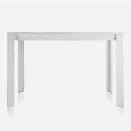 Adjustable White Wood Table