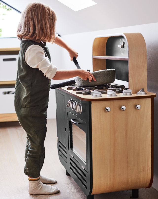 modern chef kitchen playset