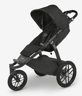 "UPPAbaby® Ridge® Jake Black Foldable Jogging Baby Stroller "