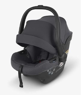 UPPAbaby® Mesa Max Greyson Charcoal Mélange and Merino Wool Infant Car Seat