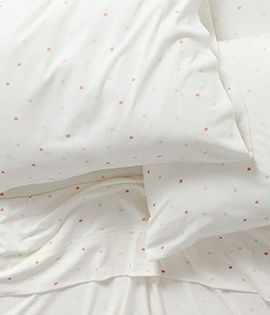 Comfy Tee Warm Multicolor Polka Dot Organic Cotton Jersey Sheet Set