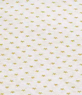 Natural Star Organic Heathered Jersey Baby Crib Fitted Sheet