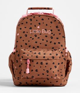 Cheetah Hearts Kids Backpack