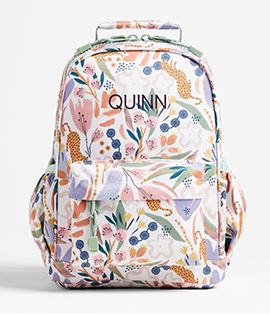 Leopard Floral Kids Backpack