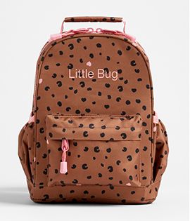 Cheetah Hearts Kids Backpack